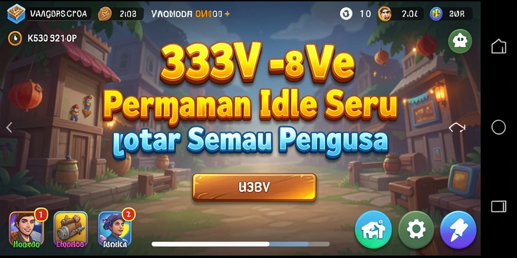 Tampilan utama gameplay 333V yang menarik dan interaktif.