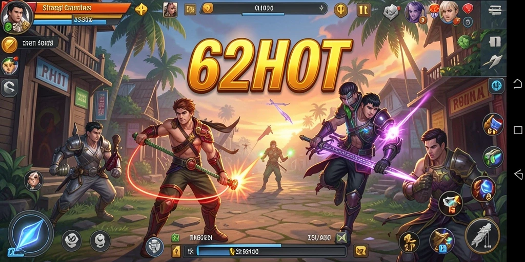 Tampilan gameplay strategis yang menarik dan menantang.