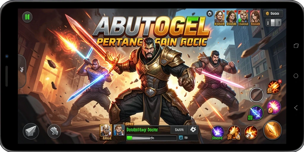 Tampilan menarik dari gameplay ABUTOGEL yang penuh aksi.