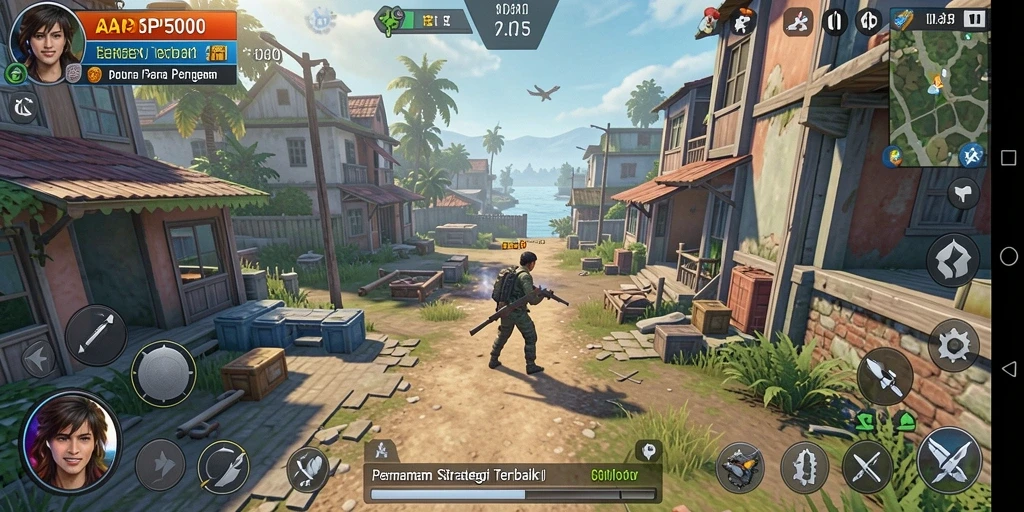 Tampilan gameplay dari API5000 yang menantang dan strategis.