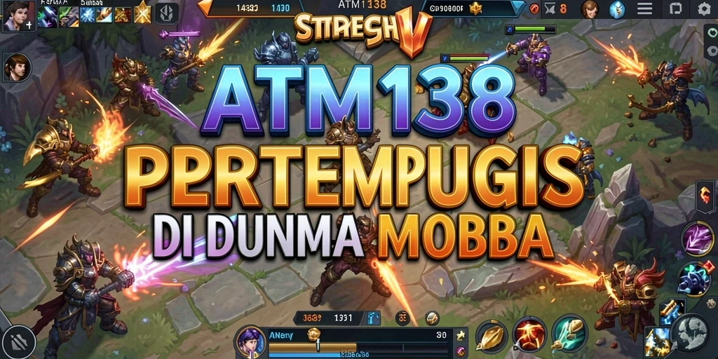 Gameplay seru dan intens di ATM138 MOBA.