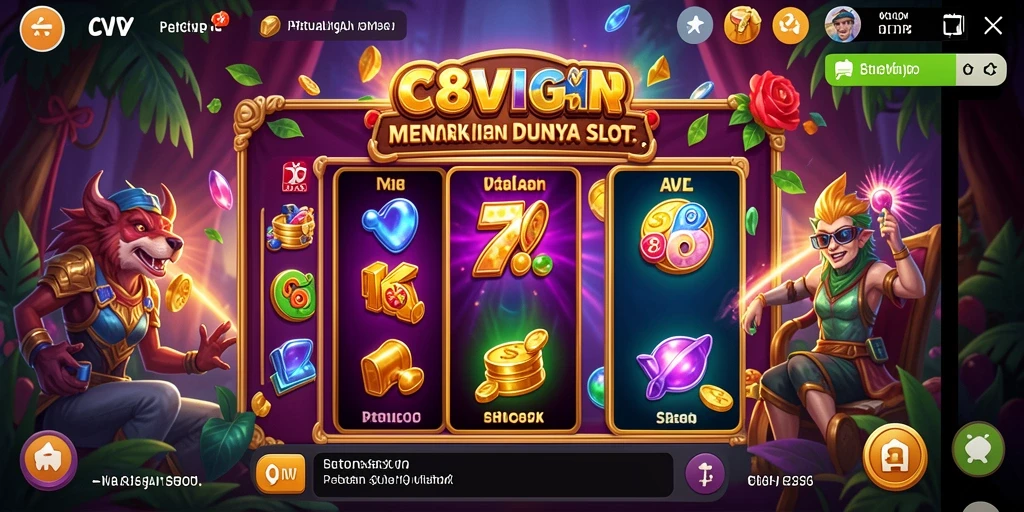 Tampilan gameplay C8VIP yang memikat dalam permainan Slot.