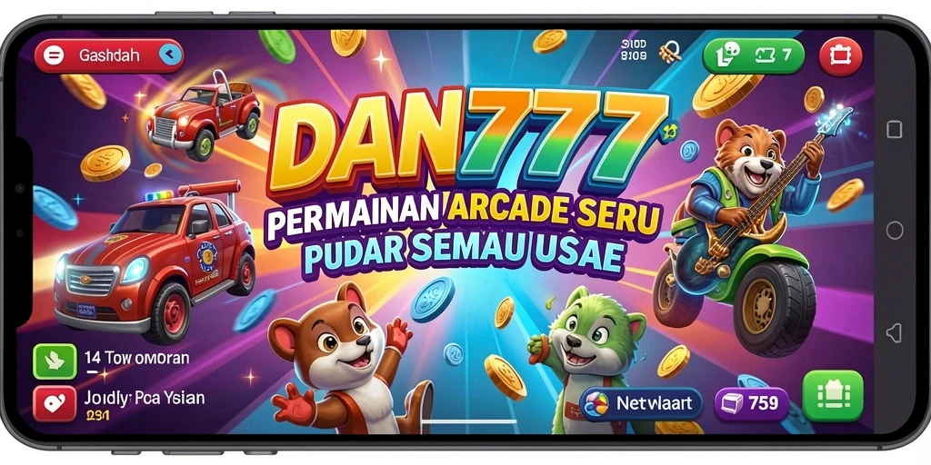 Screenshot utama DAN777 menampilkan gameplay yang seru dan penuh aksi.