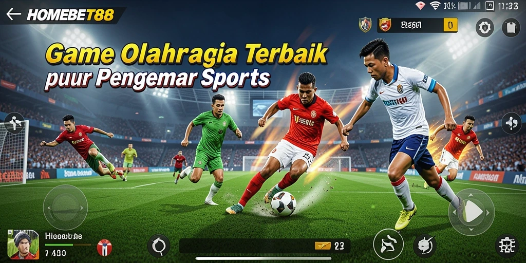 Tampilan gameplay HOMEBET88 yang menarik saat pertandingannya berlangsung.