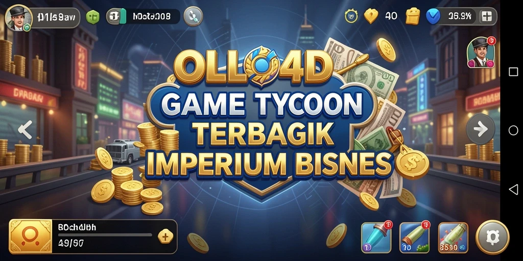 Screenshot utama OLLO4D yang menunjukkan gameplay Tycoon yang seru.