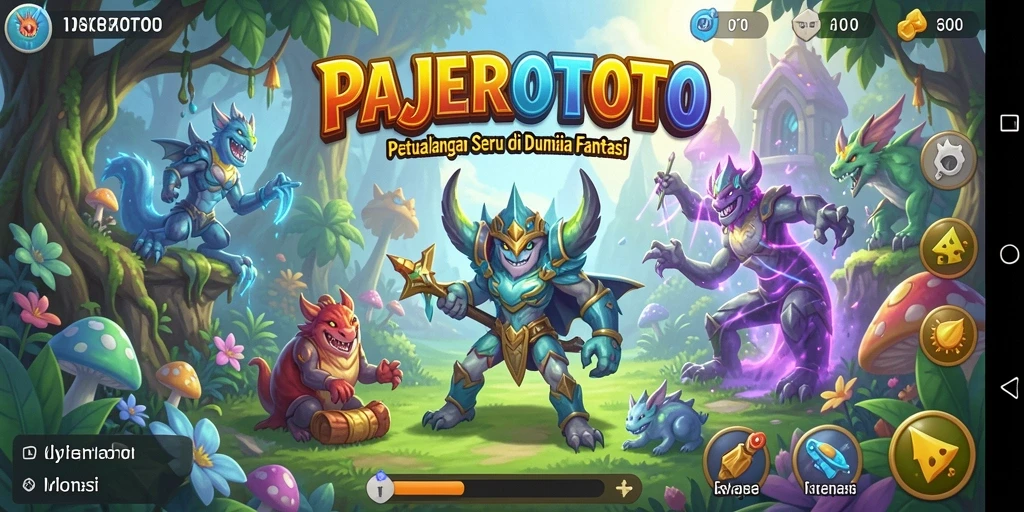 Tangkapan layar gameplay PAJEROTOTO yang menunjukkan aksi petualangan seru.