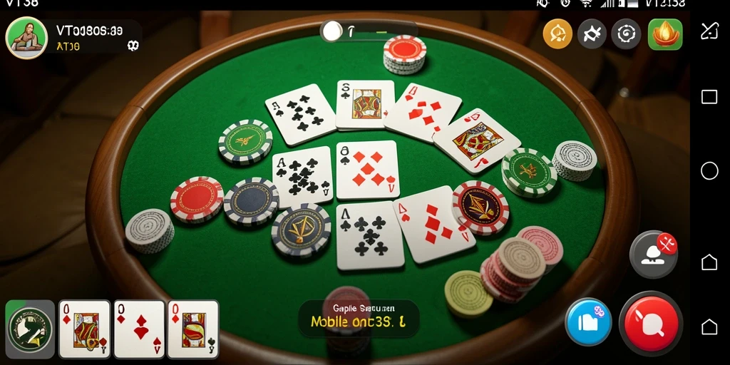 Screenshot dari gameplay seru VT38 saat bermain Gaple.