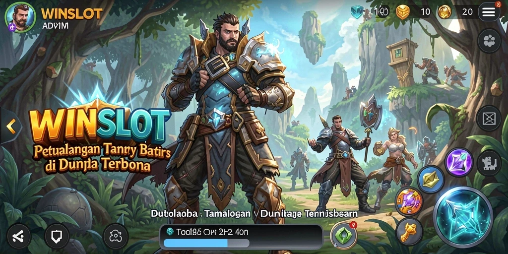 Tampilan gameplay WINSLOT di dunia terbuka yang luas dan dinamis.