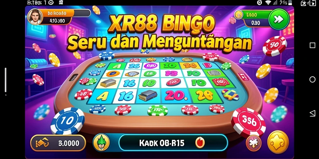 Gameplay XR88 menampilkan keseruan bermain Bingo secara interaktif.